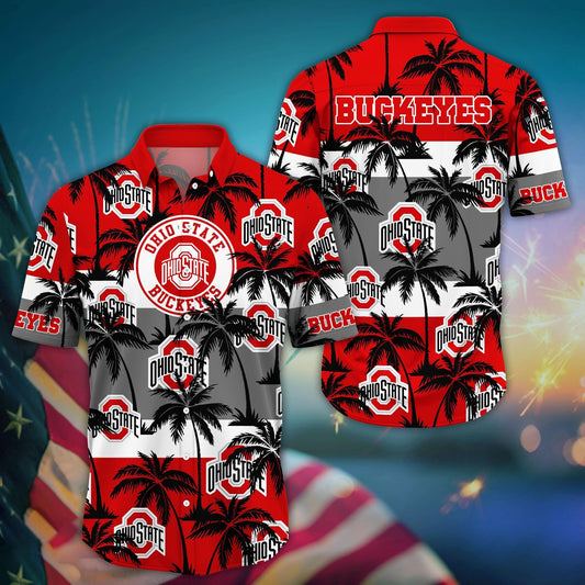 Ohio State Buckeyes - Aloha Shirt Trending Summer - Gift For Fan 