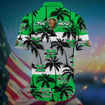 Marshall Thundering Herd - Aloha Shirt Trending Summer - Gift For Fan 