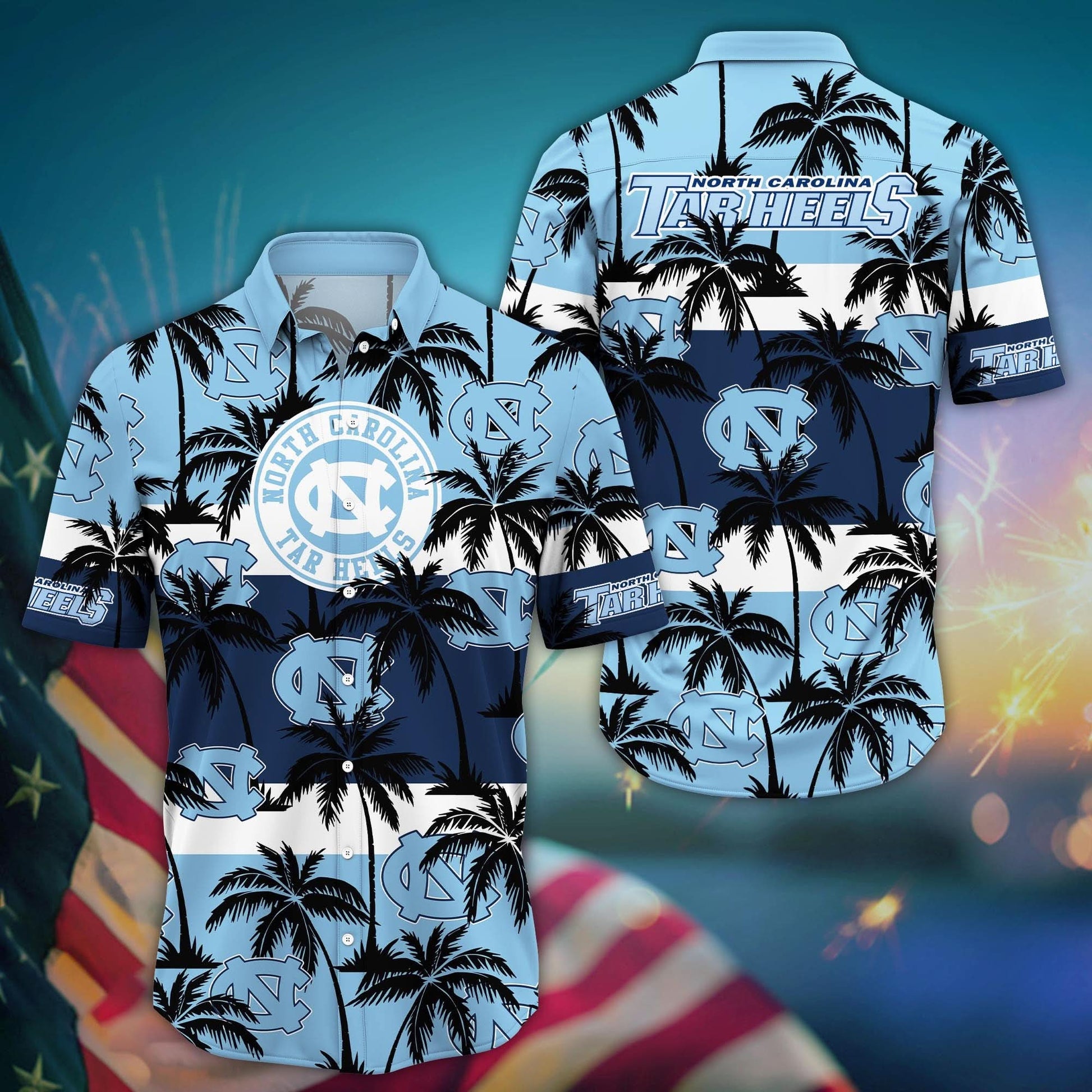 North Carolina Tar Heels - Aloha Shirt Trending Summer - Gift For Fan