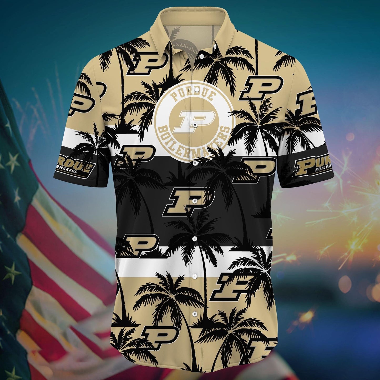 Purdue Boilermakers - Aloha Shirt Trending Summer - Gift For Fan 