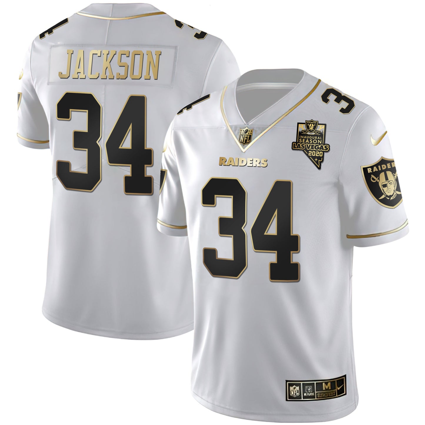 Raiders Inaugural Season Patch Gold & Split - All Stitched