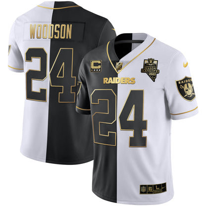 Raiders Inaugural Season Patch Gold & Split - All Stitched