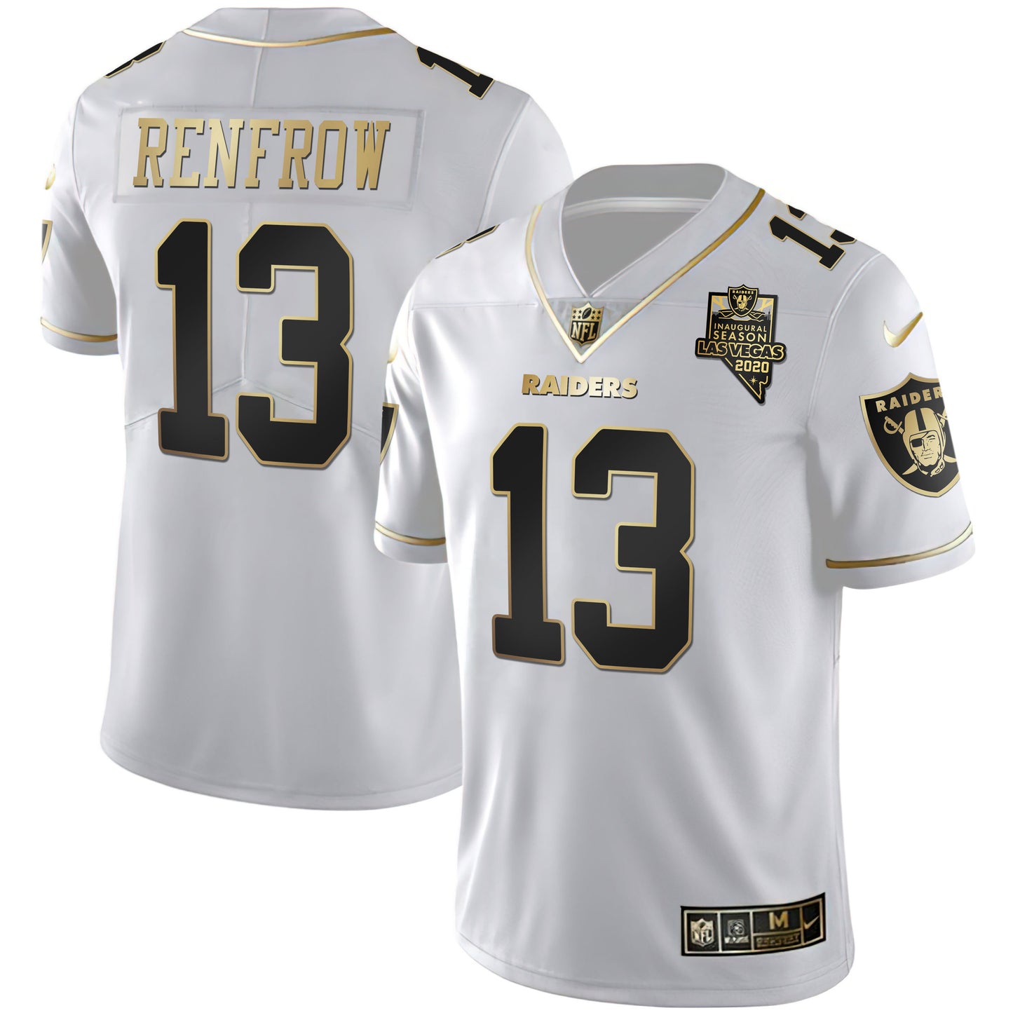 Raiders Inaugural Season Patch Gold & Split - All Stitched