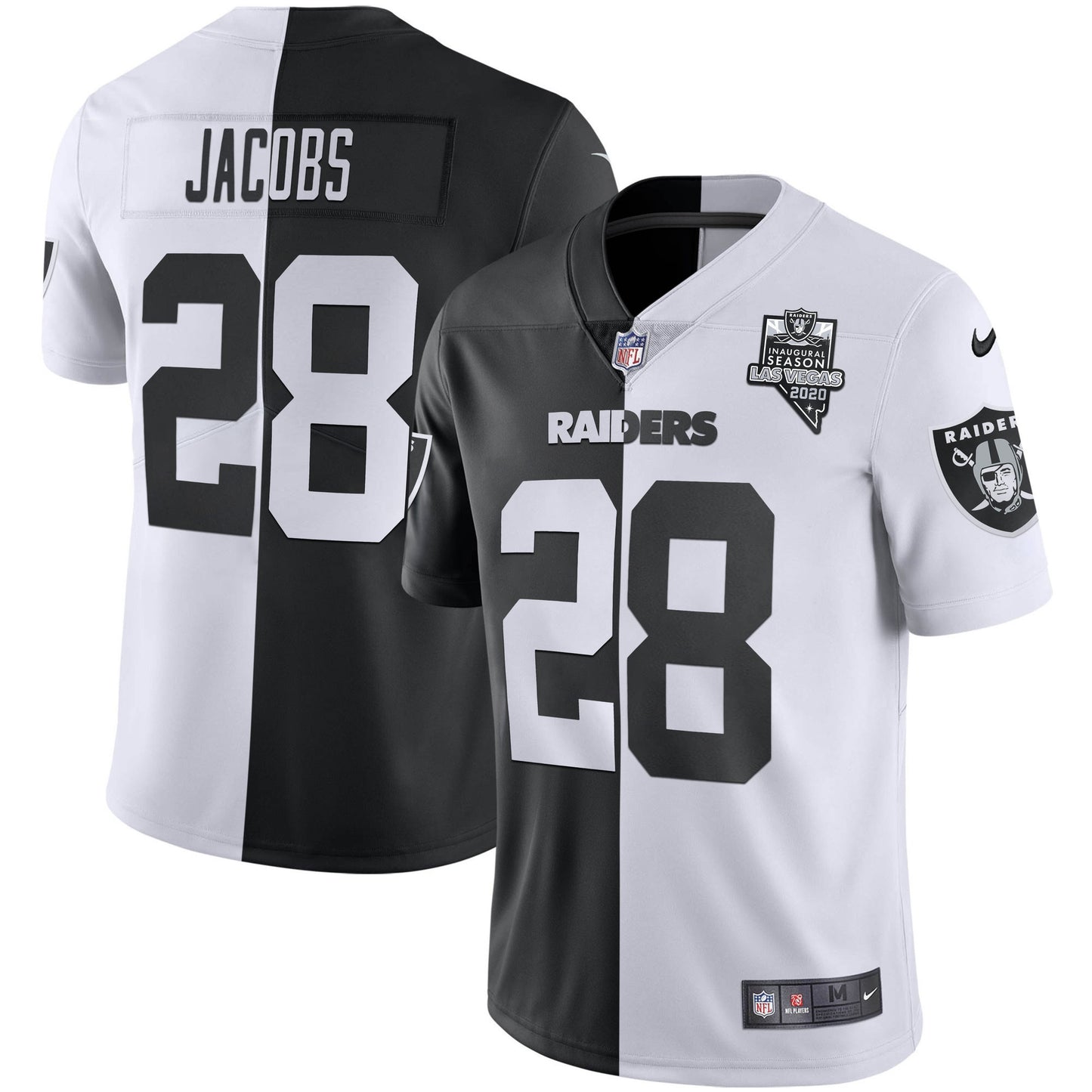 Raiders Inaugural Season Patch Gold & Split - All Stitched