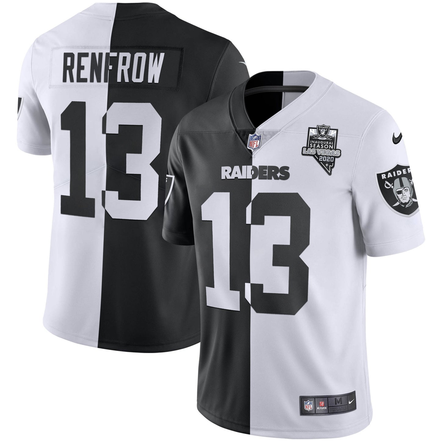 Raiders Inaugural Season Patch Gold & Split - All Stitched