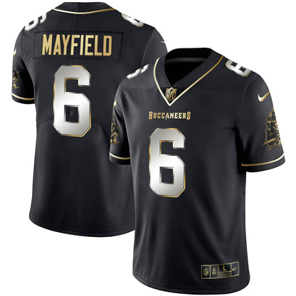 Buccaneers Gold Vapor Jersey - All Stitched