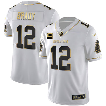 Buccaneers Gold Vapor Jersey - All Stitched