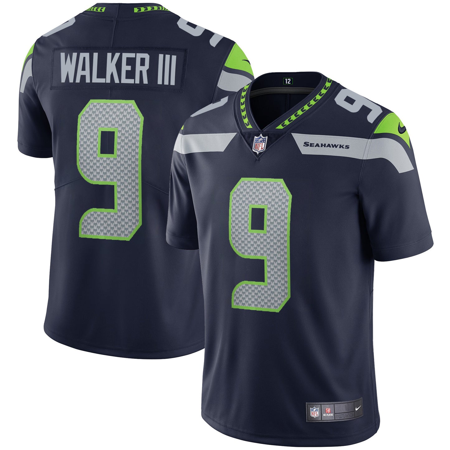 Seahawks Vapor Jersey - All Stitched