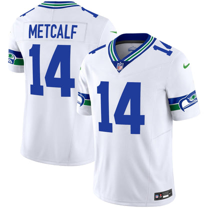 Seahawks Throwback & Gold Vapor Limited Jersey - All Stitched