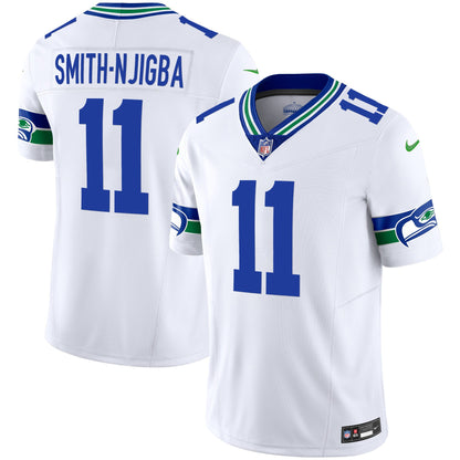 Seahawks Throwback & Gold Vapor Limited Jersey - All Stitched