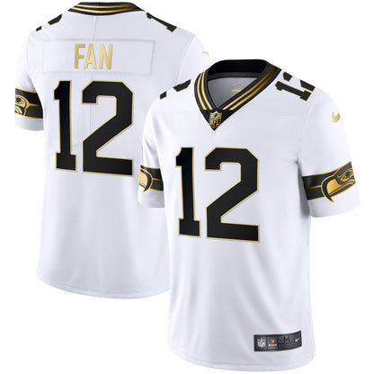 Seahawks Throwback & Gold Jersey - All Stitched