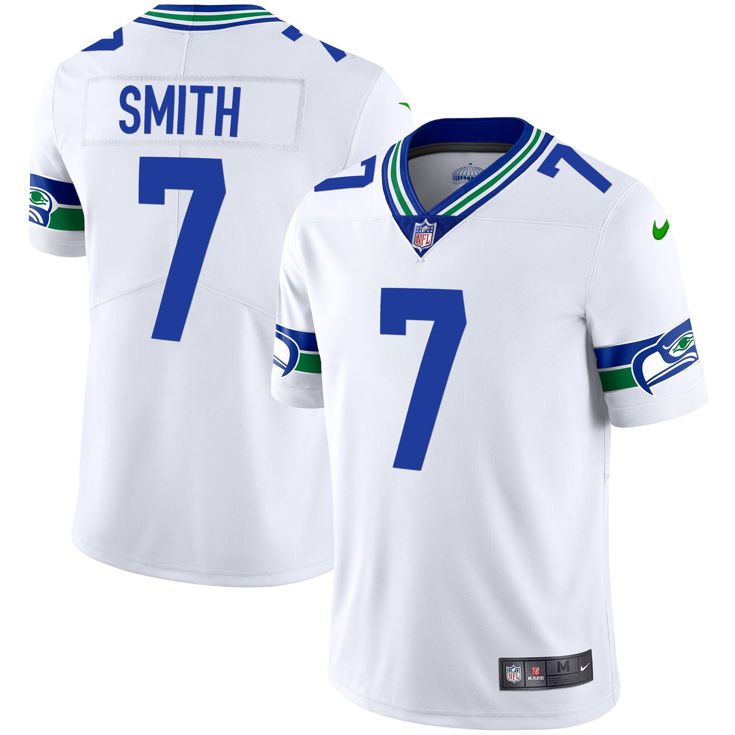 Seahawks Throwback & Gold Jersey - All Stitched