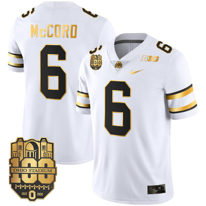 Ohio State Buckeyes Gold Jersey - All Stitched