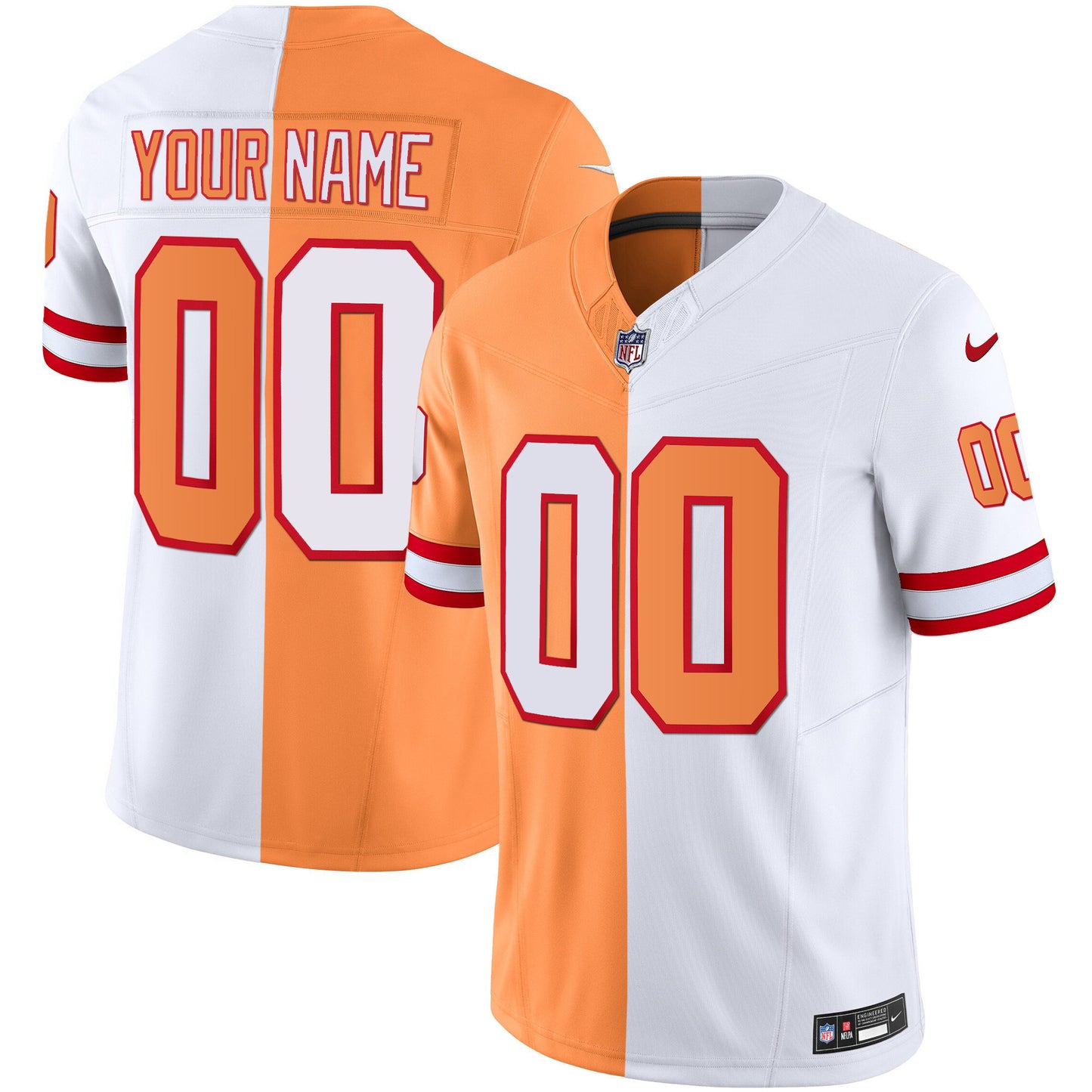 Buccaneers Throwback Limited Custom Jersey - All Stitched