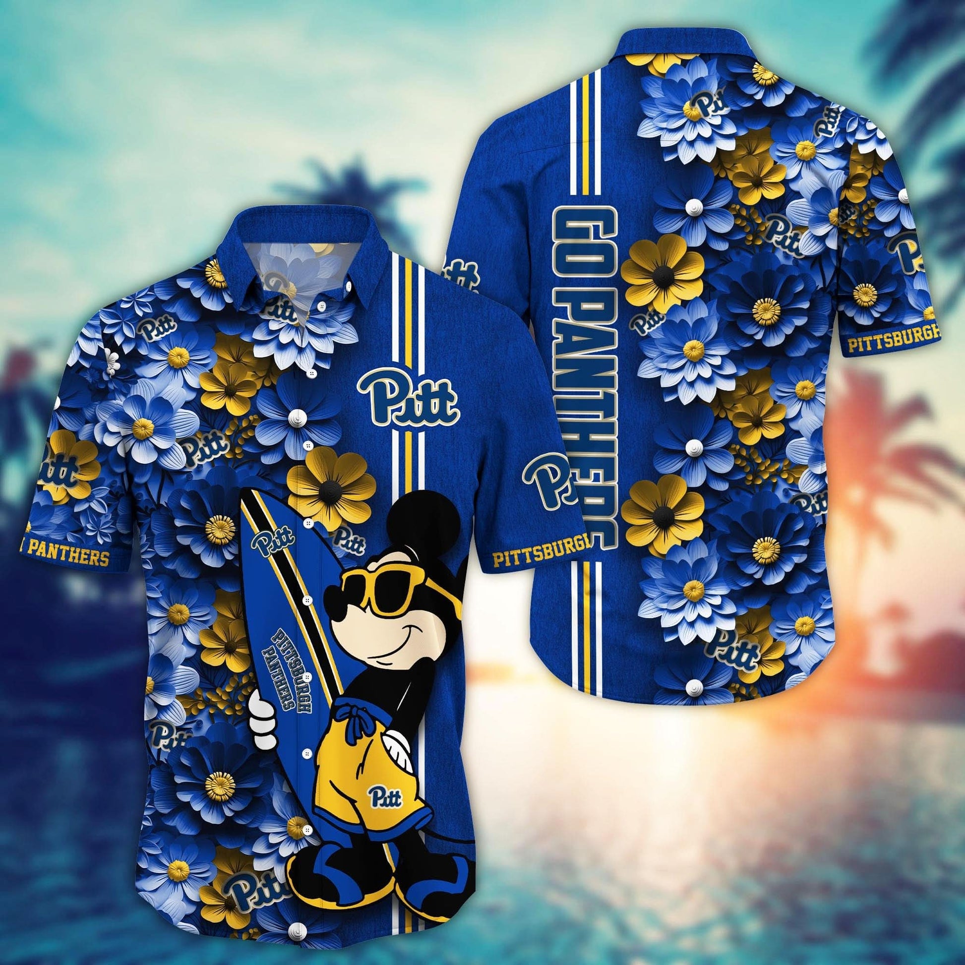 Pittsburgh Panthers - Hawaiian Shirt Trending Summer - Gift For Fan 