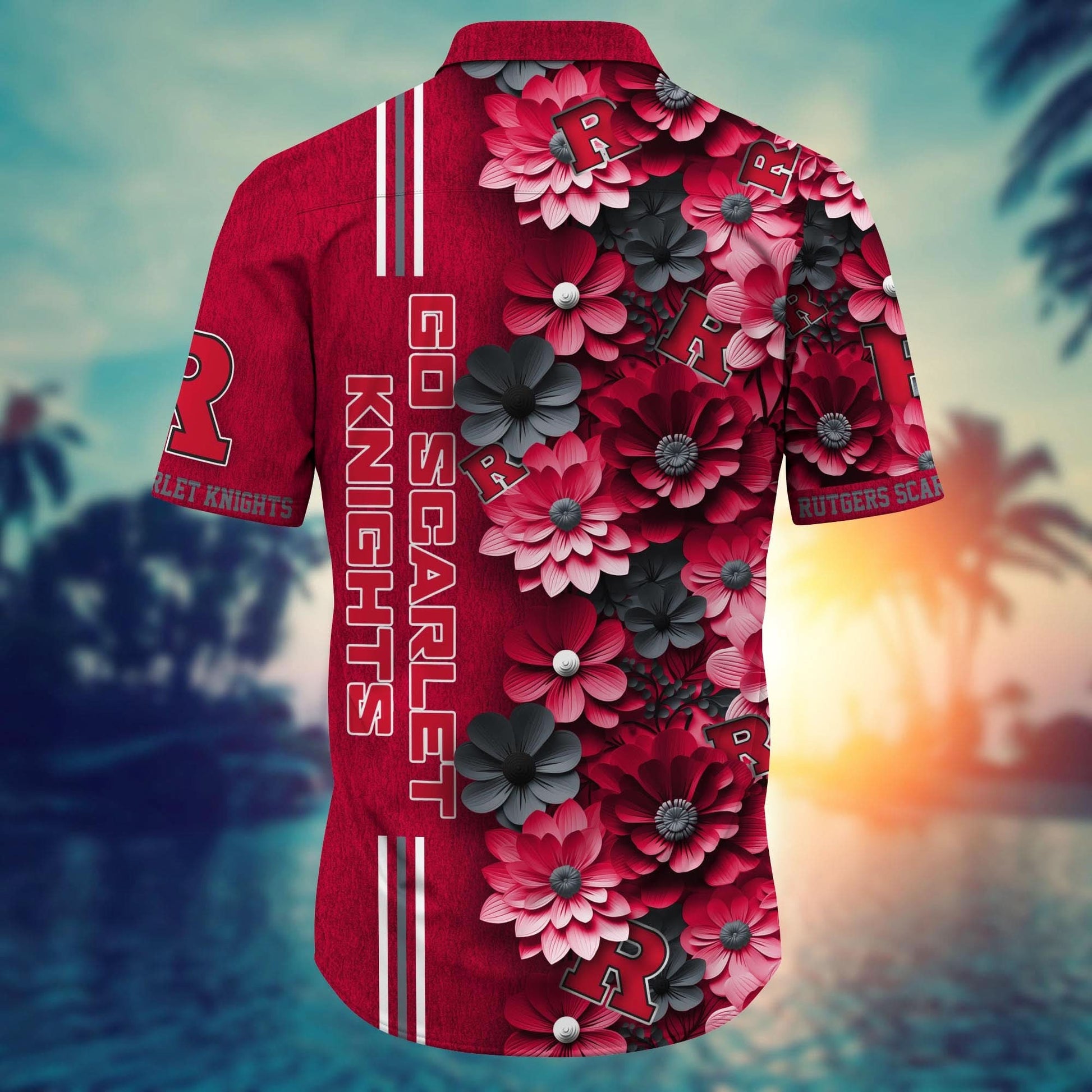 Rutgers Scarlet Knights - Hawaiian Shirt Trending Summer - Gift For Fan 