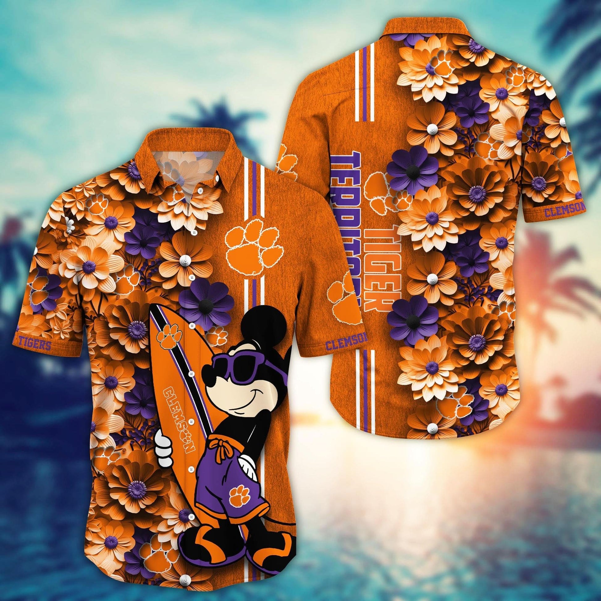 Clemson Tigers - Hawaiian Shirt Trending Summer - Gift For Fan 