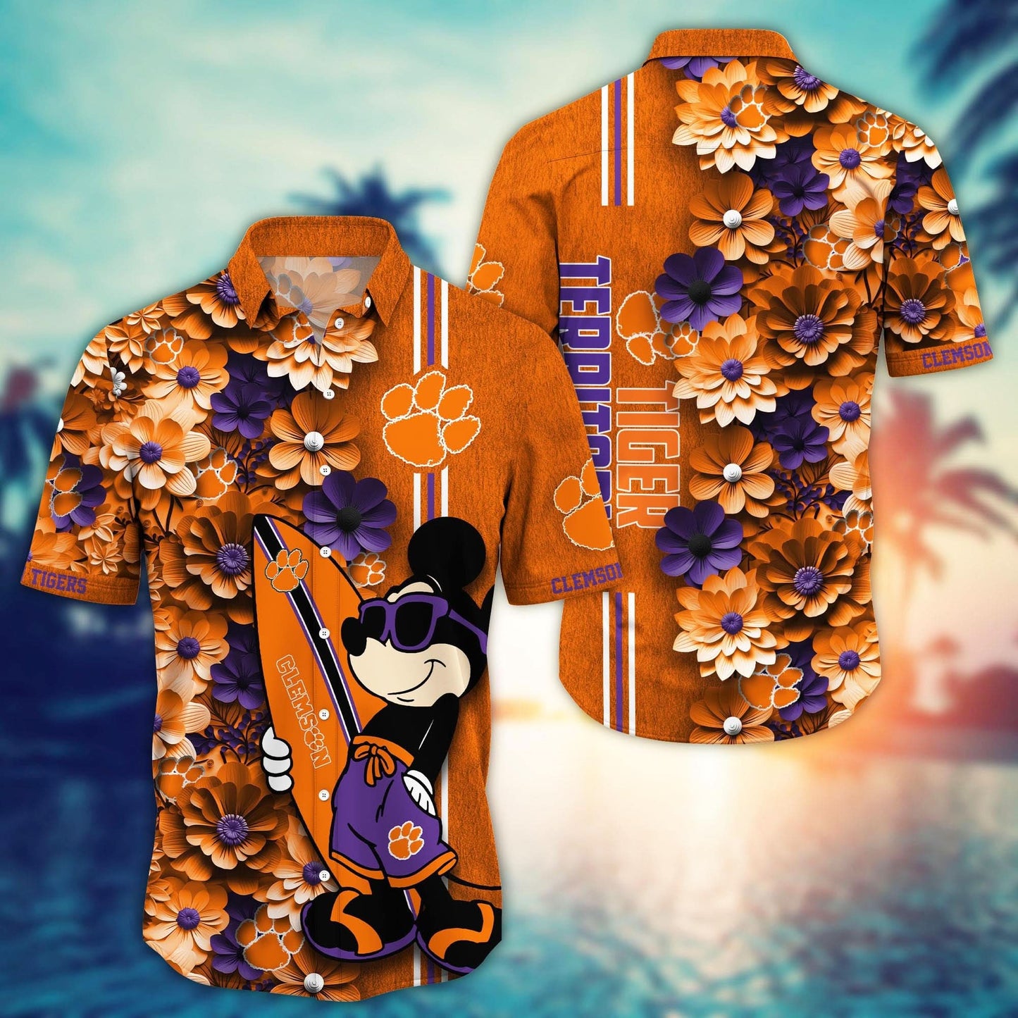 Clemson Tigers - Hawaiian Shirt Trending Summer - Gift For Fan