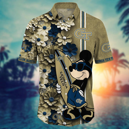Georgia Tech Yellow Jackets - Hawaiian Shirt Trending Summer - Gift For Fan 