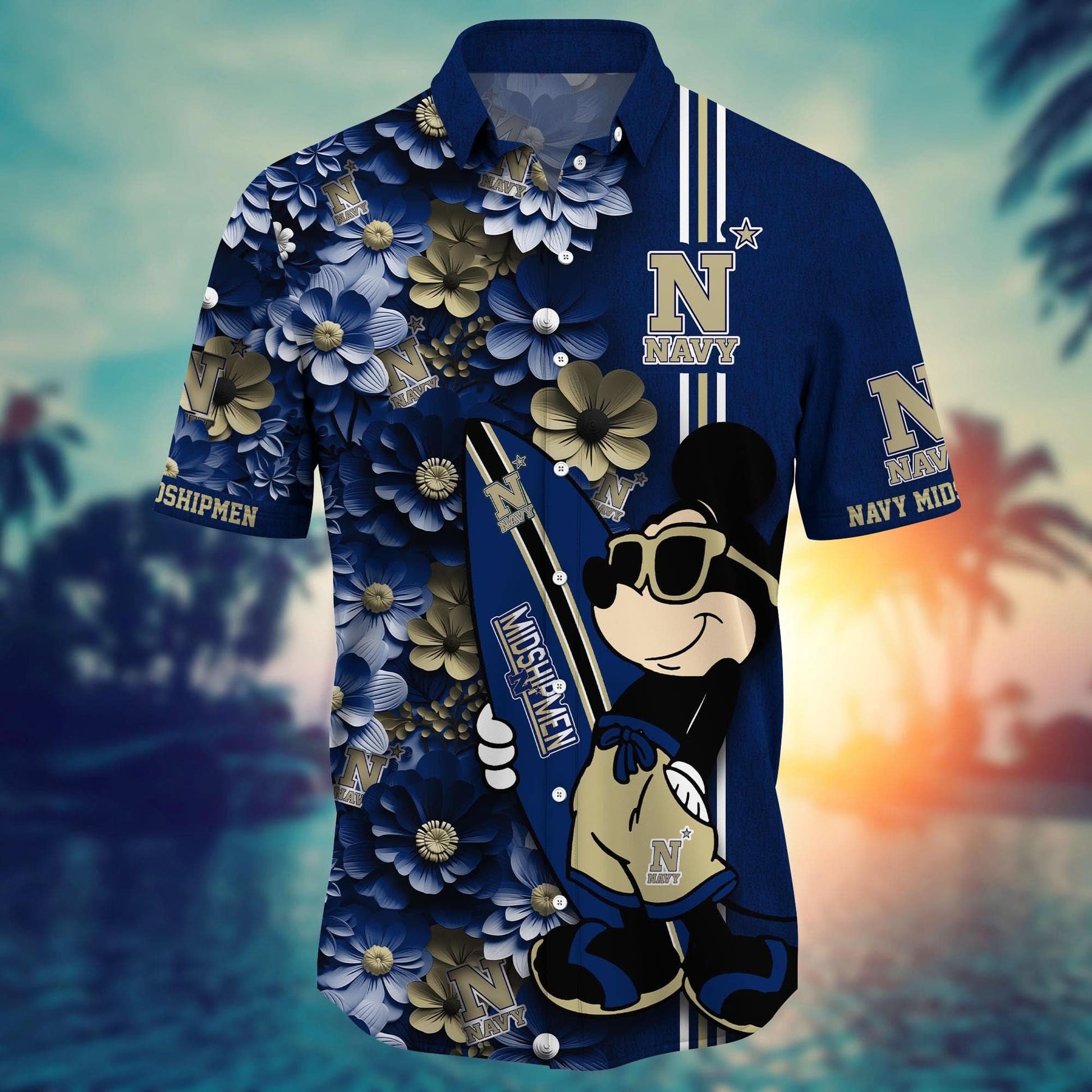 Navy Midshipmen - Hawaiian Shirt Trending Summer - Gift For Fan 
