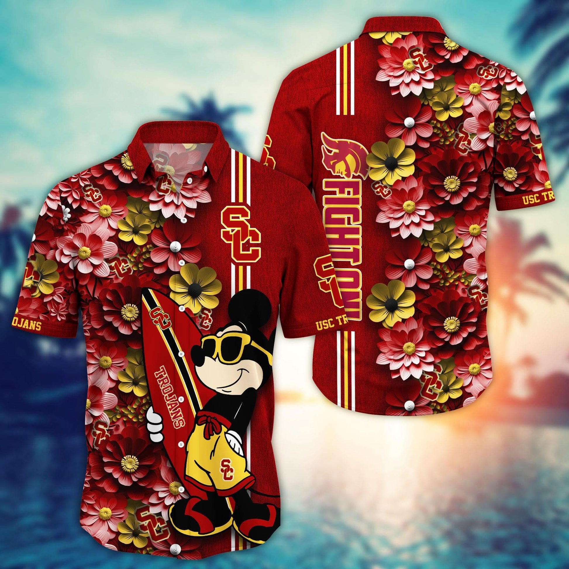 USC Trojans - Hawaiian Shirt Trending Summer - Gift For Fan 