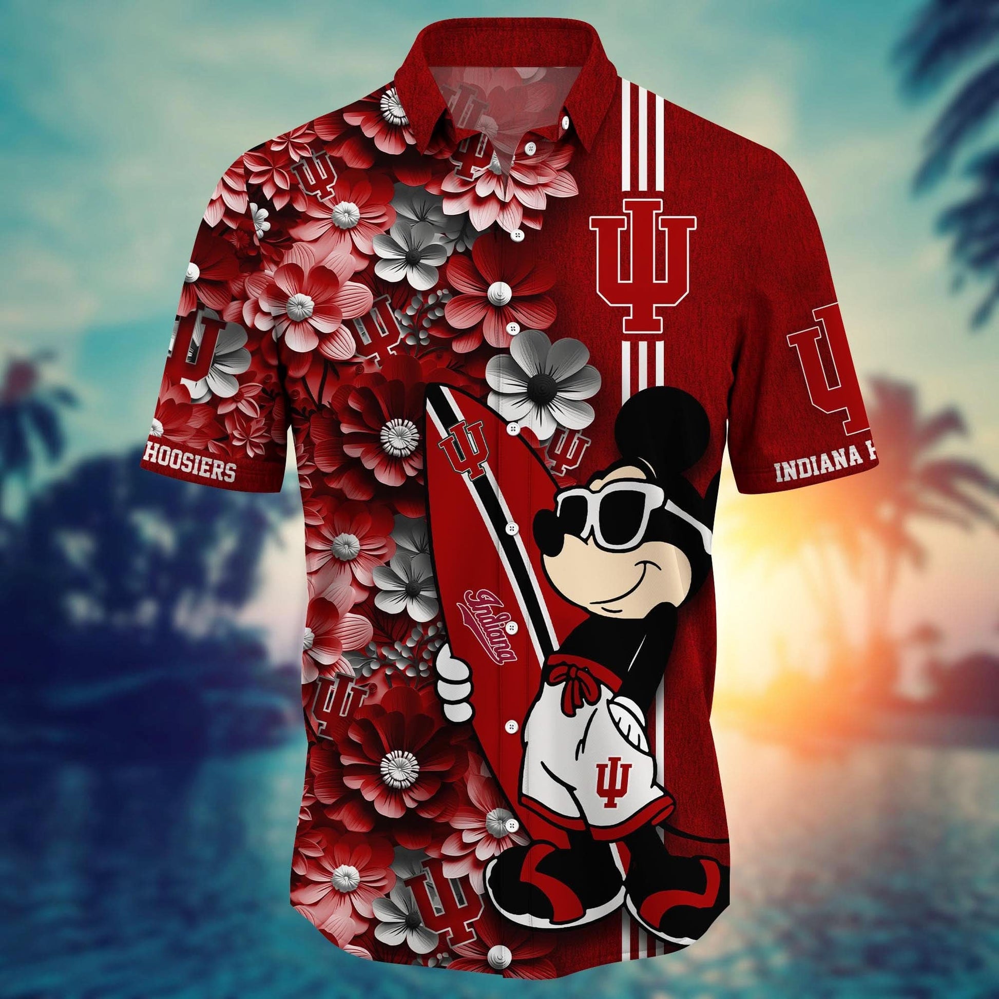 Indiana Hoosiers - Hawaiian Shirt Trending Summer - Gift For Fan 