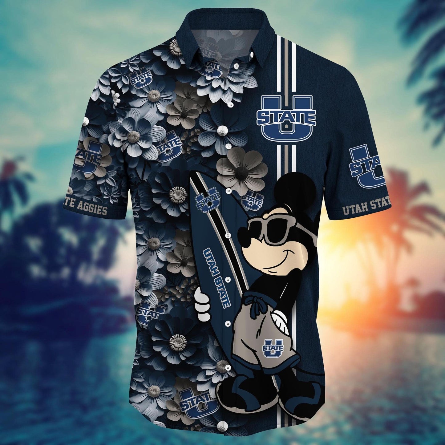 Utah State Aggies - Hawaiian Shirt Trending Summer - Gift For Fan 