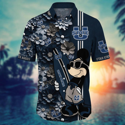 Utah State Aggies - Hawaiian Shirt Trending Summer - Gift For Fan 