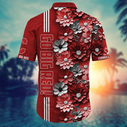 Cornell Big Red - Hawaiian Shirt Trending Summer - Gift For Fan 