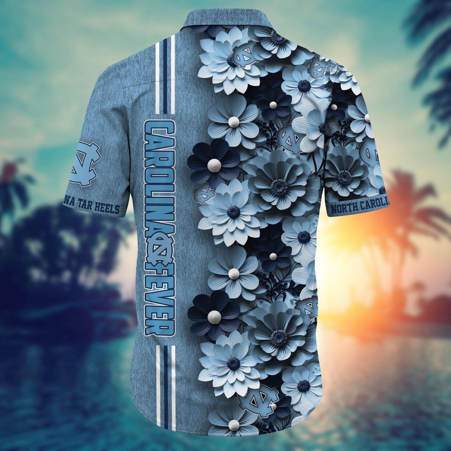North Carolina Tar Heels - Hawaiian Shirt Trending Summer - Gift For Fan 