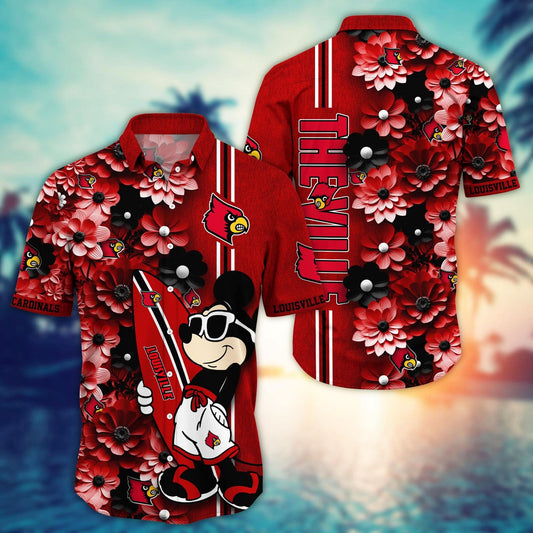 Louisville Cardinals - Hawaiian Shirt Trending Summer - Gift For Fan 