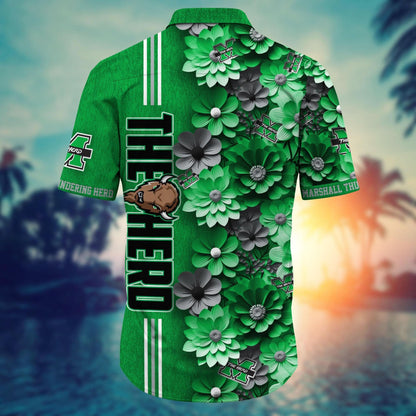 Marshall Thundering Herd - Hawaiian Shirt Trending Summer - Gift For Fan 