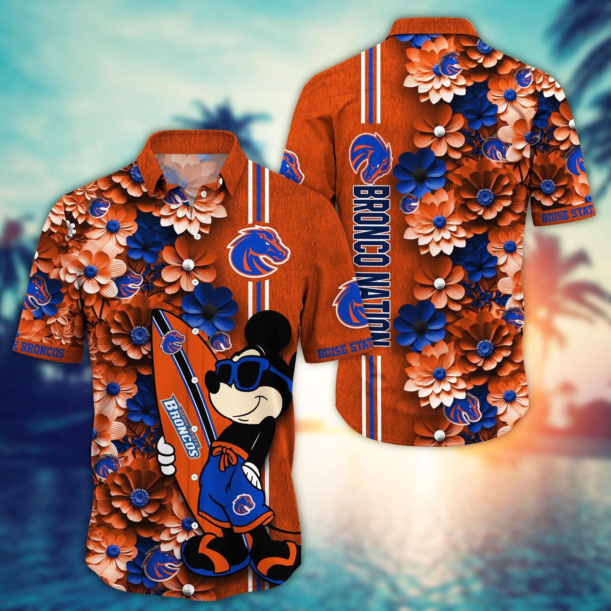 Boise State Broncos - Hawaiian Shirt Trending Summer - Gift For Fan