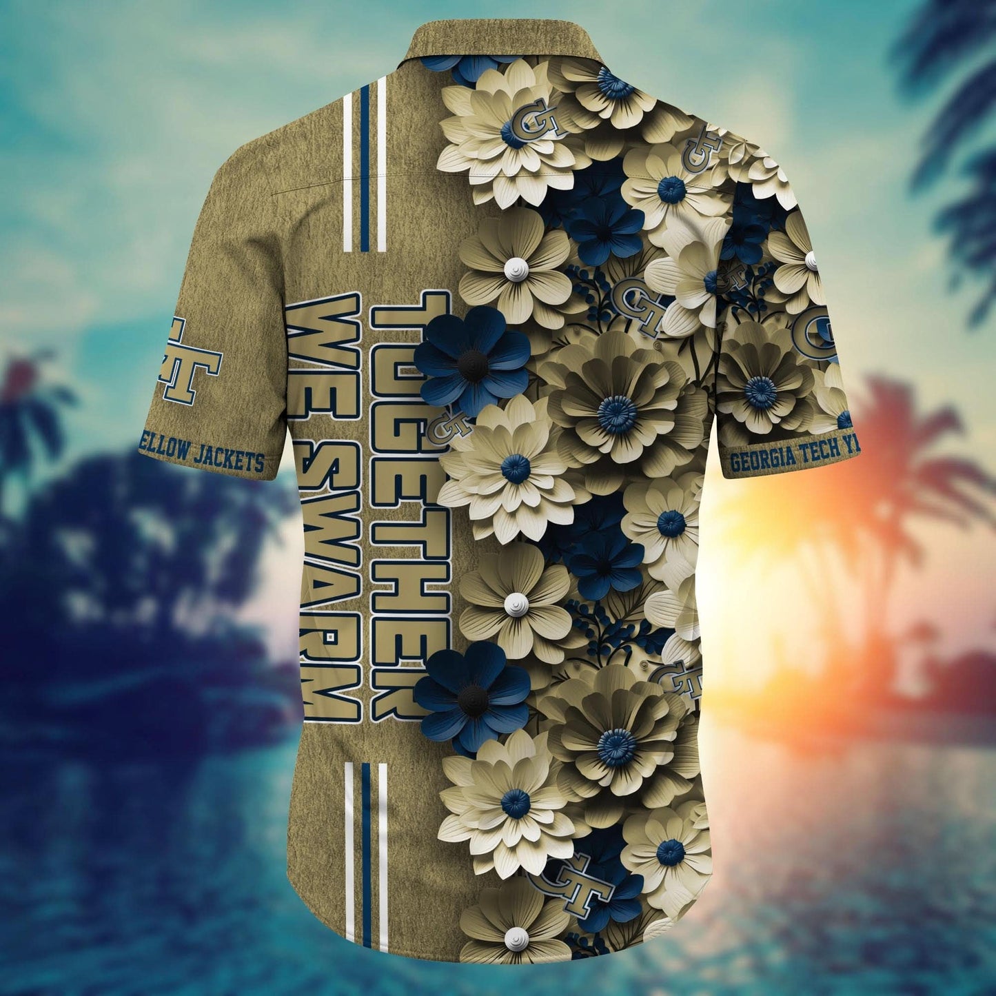 Georgia Tech Yellow Jackets - Hawaiian Shirt Trending Summer - Gift For Fan 