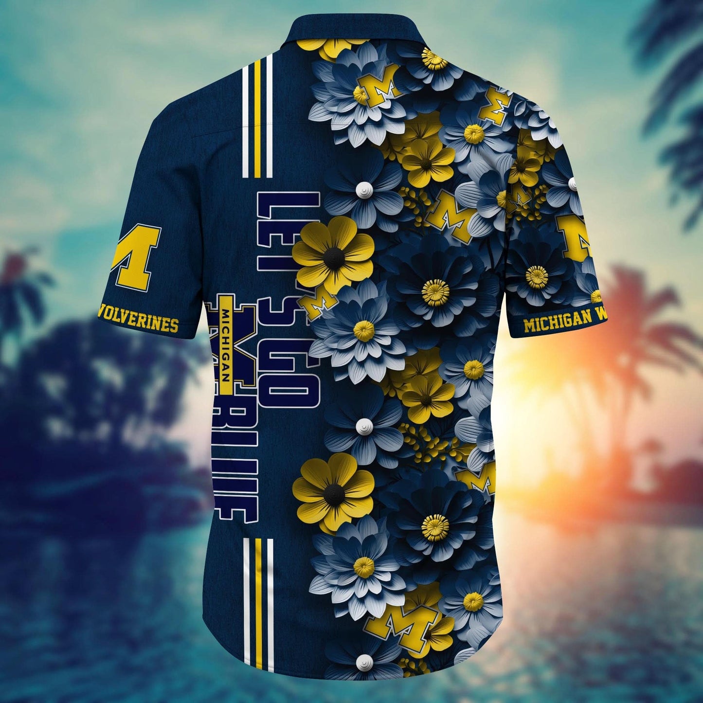 Michigan Wolverines - Hawaiian Shirt Trending Summer - Gift For Fan 