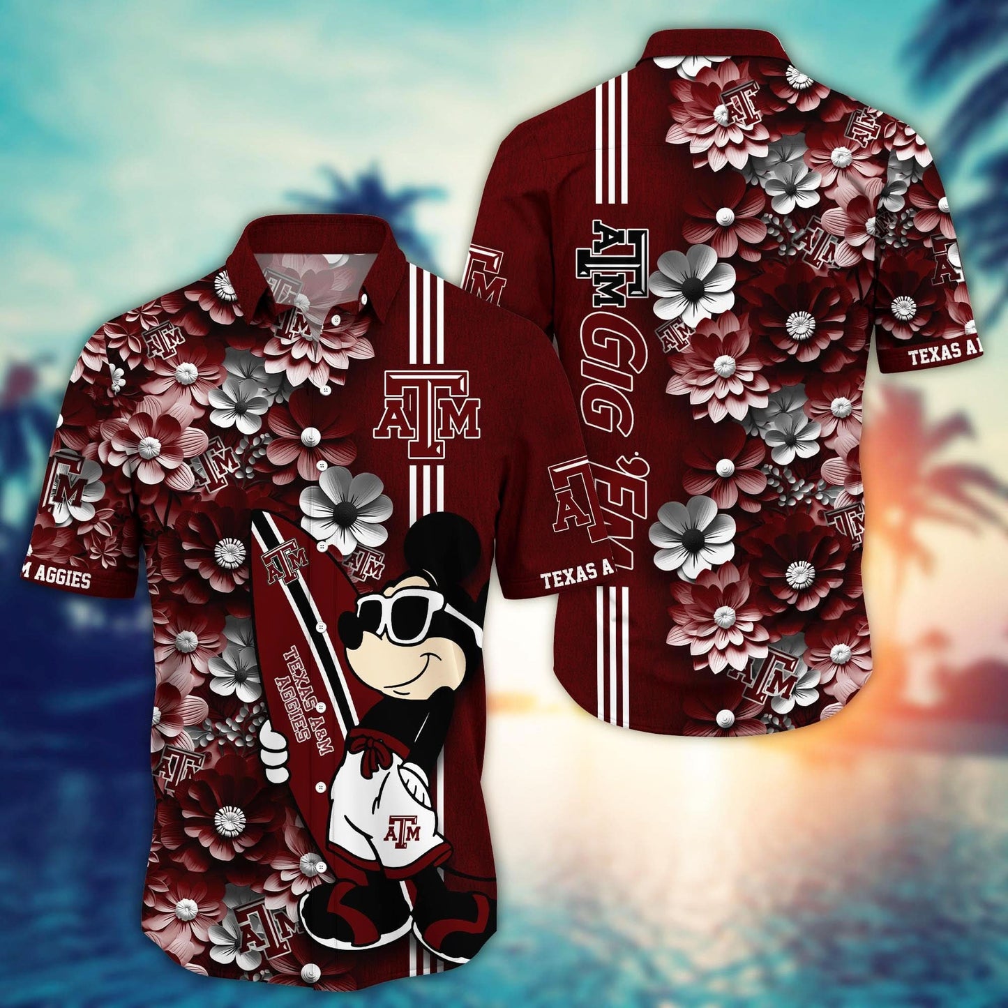Texas A&M Aggies - Hawaiian Shirt Trending Summer - Gift For Fan 