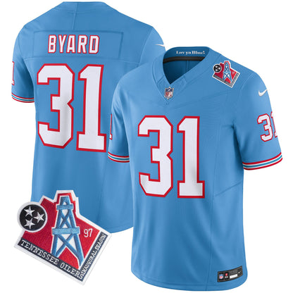 Titans 1997 Throwback Limited Vapor Jersey V2 - All Stitched