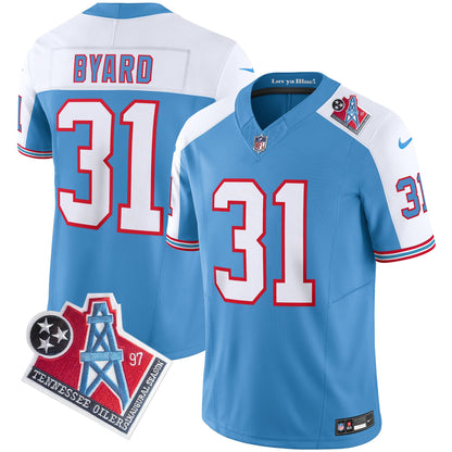 Titans 1997 Throwback Limited Vapor Jersey V2 - All Stitched