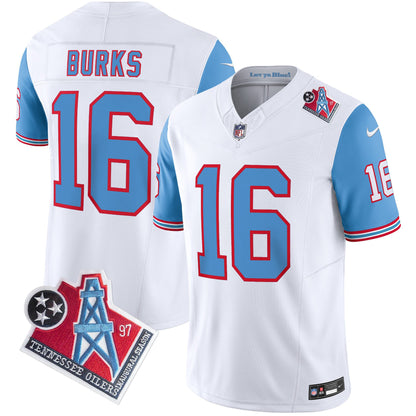 Titans 1997 Throwback Limited Vapor Jersey V2 - All Stitched