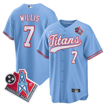 Titans 1997 Throwback Limited Cool Base Jersey - All Stitched