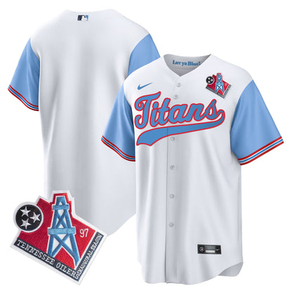 Titans 1997 Throwback Limited Cool Base Jersey - All Stitched