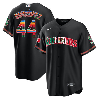 Seattle Mariners Mexico Cool Base Limited Jersey - All Stitched