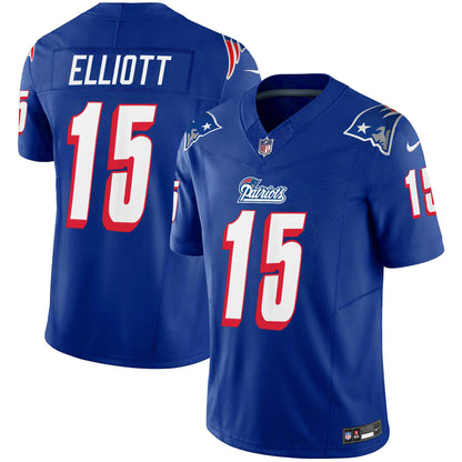 Patriots 1996 Throwback Limited Vapor Jersey - All Stitched