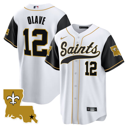 Saints 1987 Legacy Cool Base Jersey - All Stitched