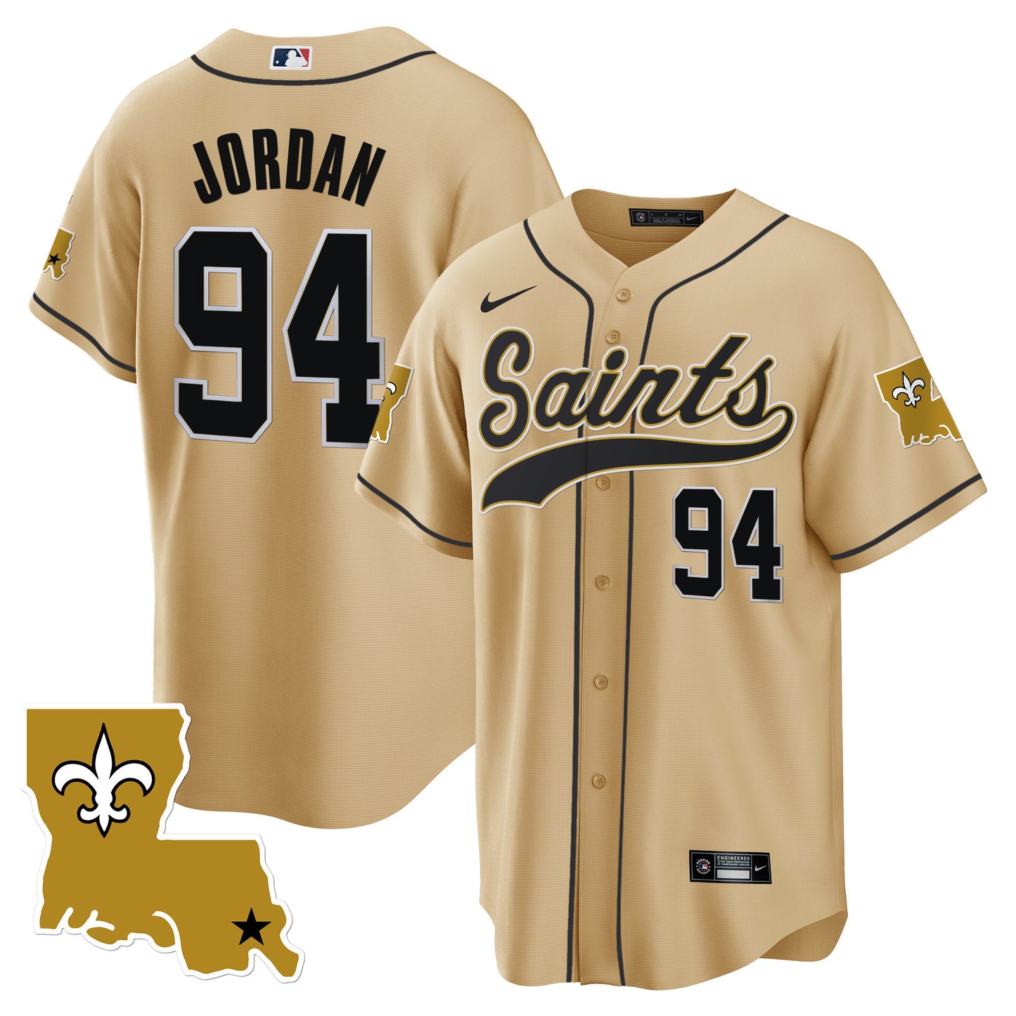 Saints 1987 Legacy Cool Base Jersey - All Stitched