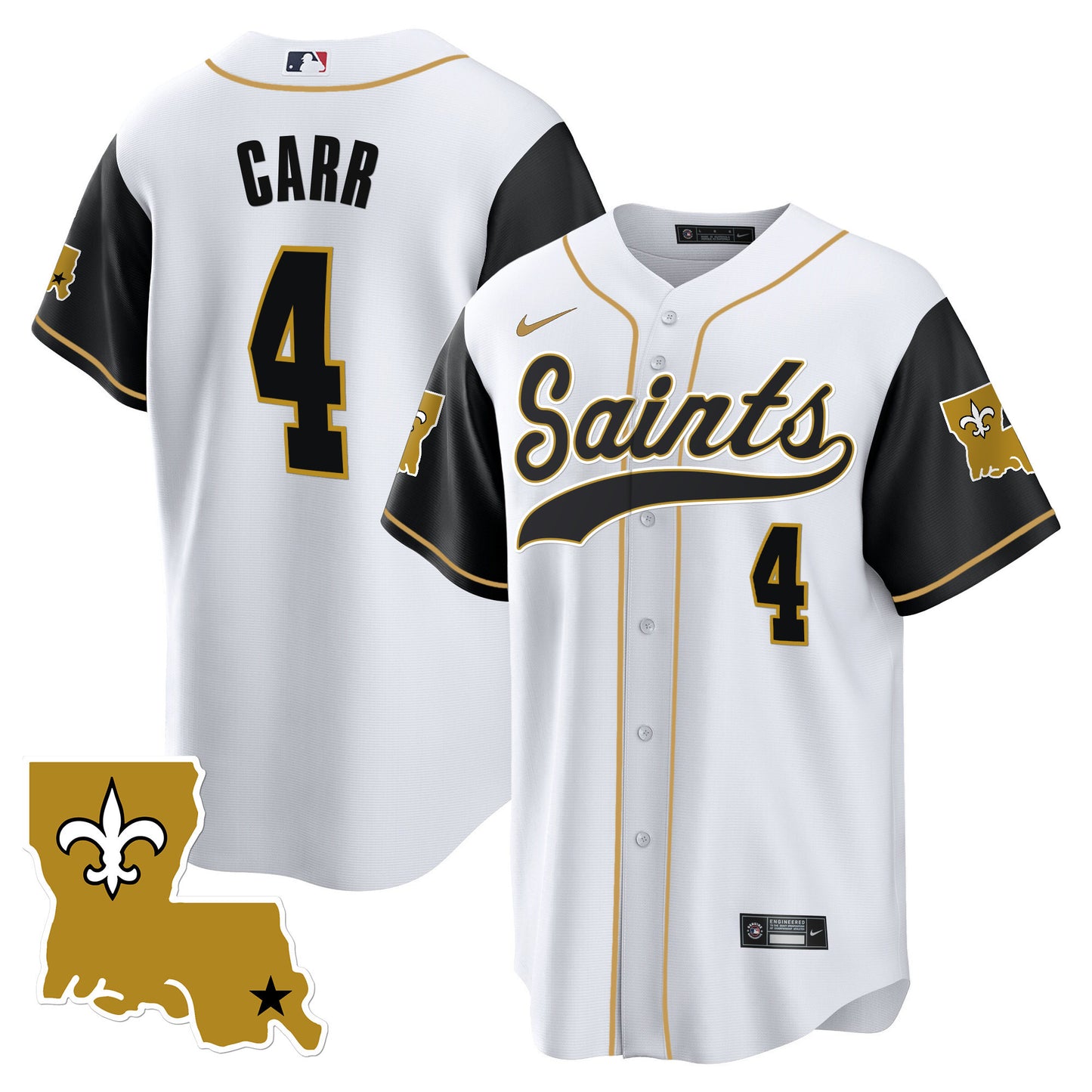 Saints 1987 Legacy Cool Base Jersey - All Stitched