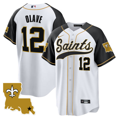 Saints 1987 Legacy Cool Base Jersey - All Stitched