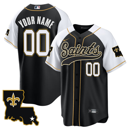 Saints 1987 Legacy Cool Base Custom Jersey - All Stitched