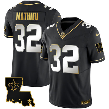 Saints 1987 Legacy Gold Vapor Jersey - All Stitched