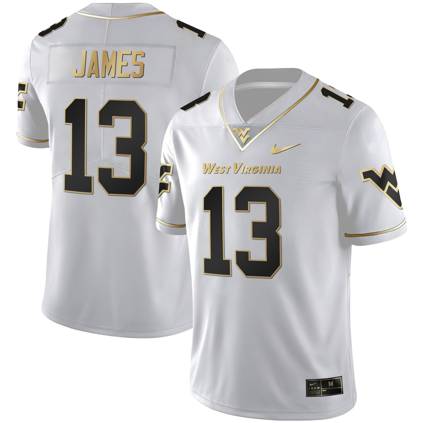 Mountaineers Black Limited & Gold Vapor Jersey - All Stitched